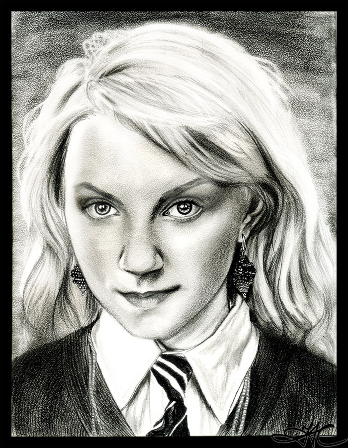 luna lovegood art portrait