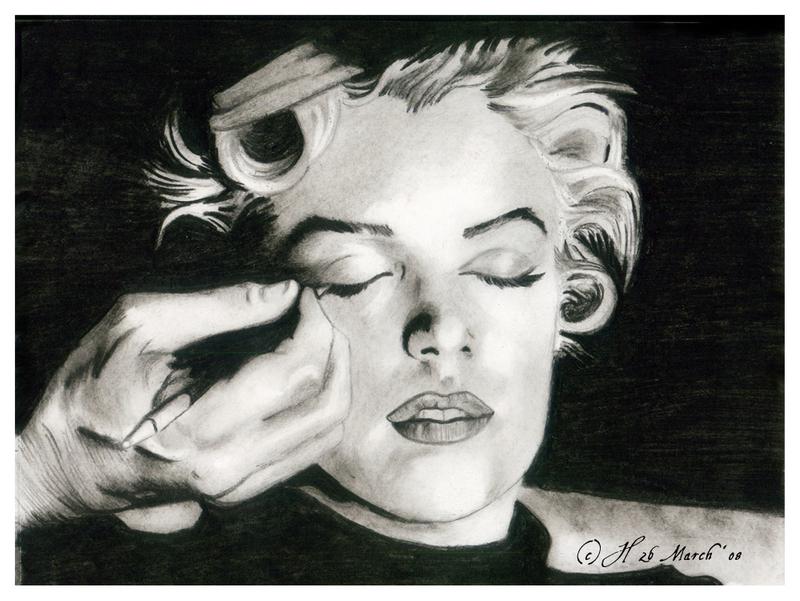 marilyn monroe art portrait